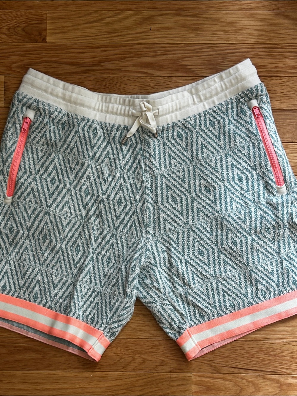 Chubbies Loungewear Geometric Aqua Knit Shorts